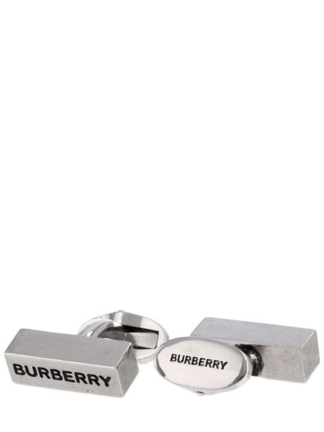 black burberry cufflinks|burberry silver cufflinks.